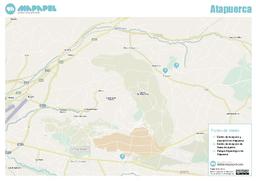 Mapa de Atapuerca