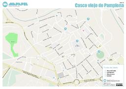 Mapa de Casco viejo de Pamplona