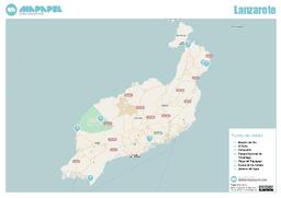 Mapa de Lanzarote