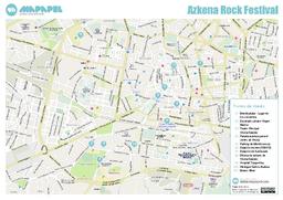 Mapa de Azkena Rock Festival